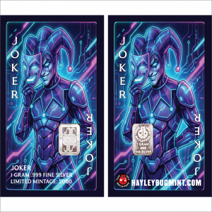 Hayleybug 1 Gram Joker Limited Mintage