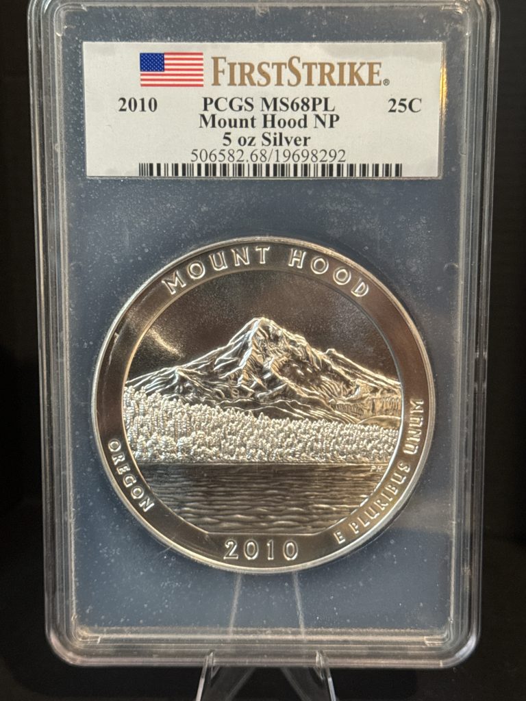 5oz 2010 MOUNT HOOD MS68PL