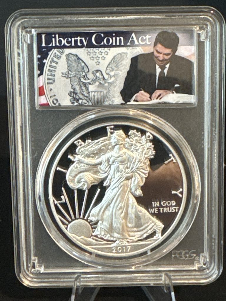 2017-W PCGS PR70 DCAM LIBERTY COIN ACT