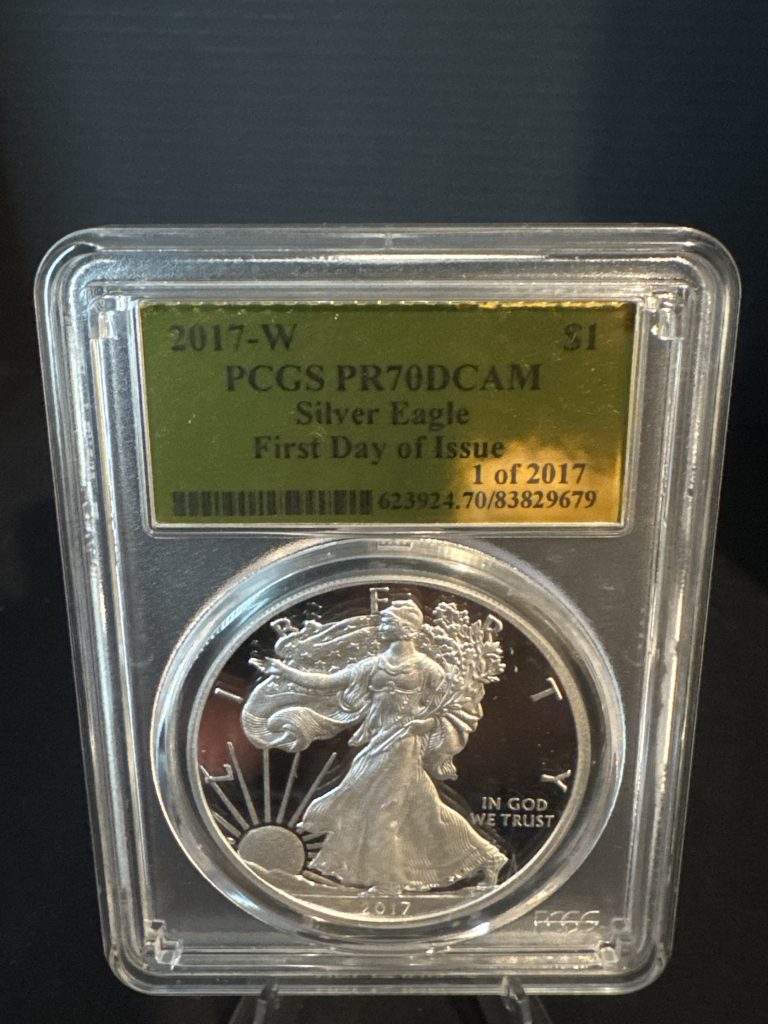 2017-W PCGS PR 70 DCAM GOLD LABEL ASE