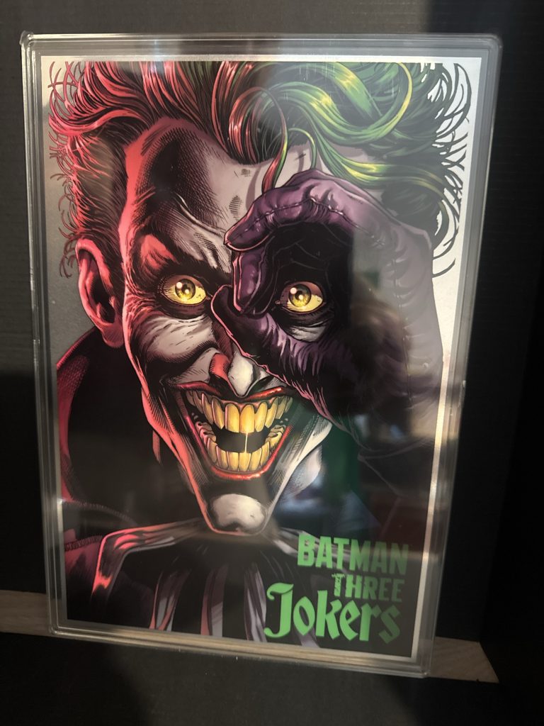 Batman three joker the comedian  foil #3