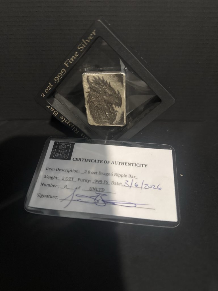 2oz Dragon Ripple Bar